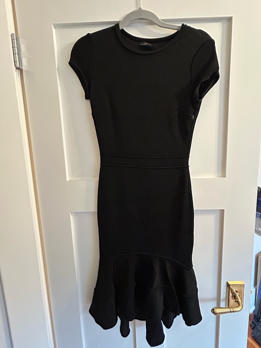 Zara Woman Ribbed Bodycon Mermaid Dress Size S